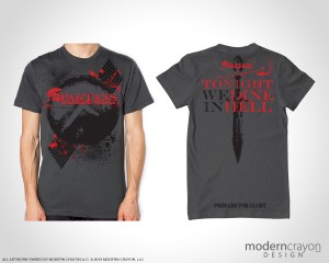 MODERN CRAYON - Crossfit Spartans Shirt