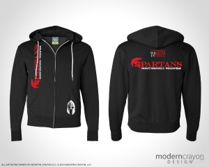 MODERN CRAYON - Crossfit Spartans Sweatshirt