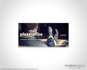 Plaza Shoe Store Billboard