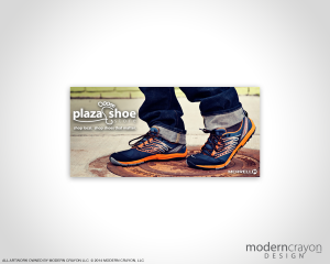 Plaza Shoe Store Billboard