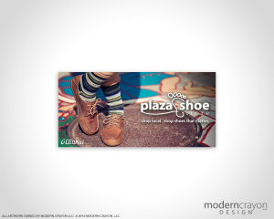 Plaza Shoe Store Billboard
