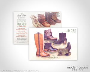 Plaza Shoe Store 2014 Fall Postcard